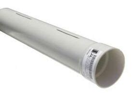 DWV PVC Pipe 100mm x 6mtr SN4 SWJ Slotted .